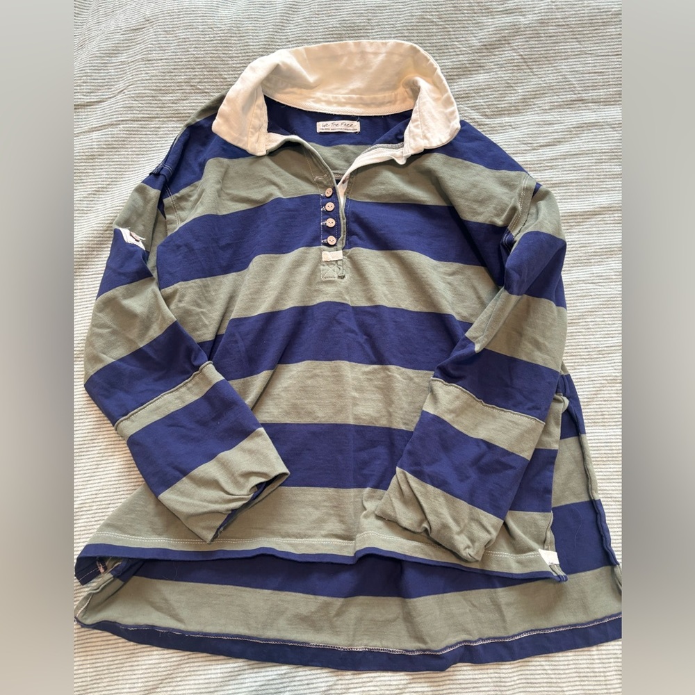 Free People Rugby Shirt